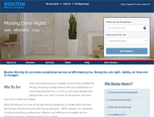 Tablet Screenshot of bostonmoving.net